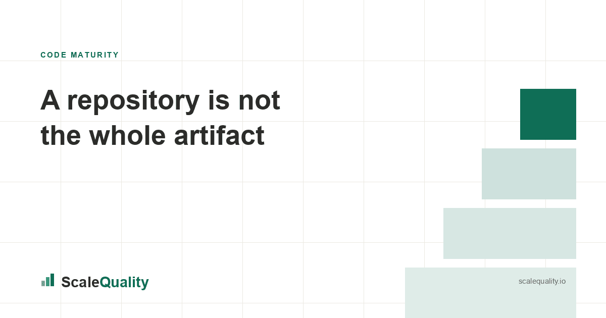 SQCM v2.0: a repository is not the whole artifact